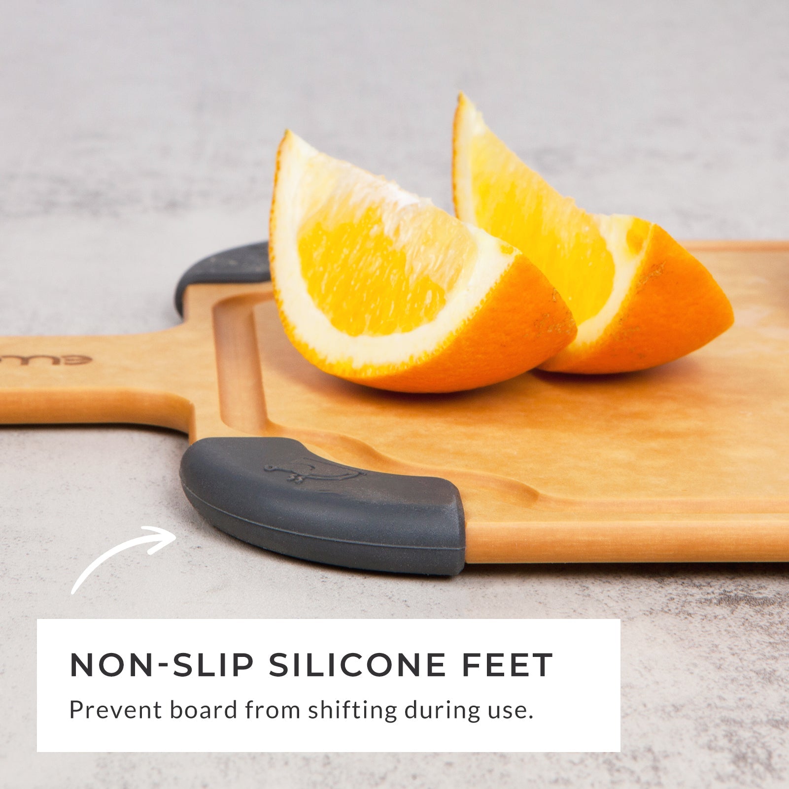 Paddle Series Cutting & Serving Board with Handle, Large