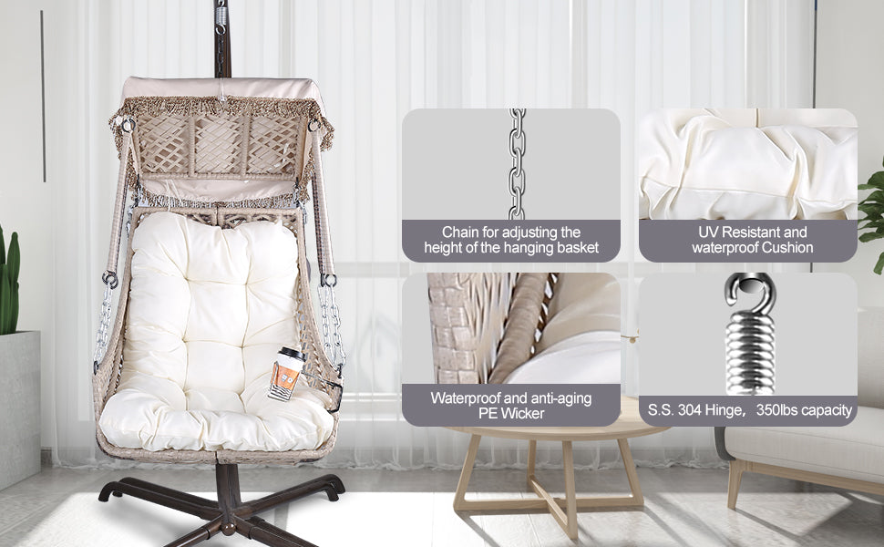 Swing Egg Chair with Stand