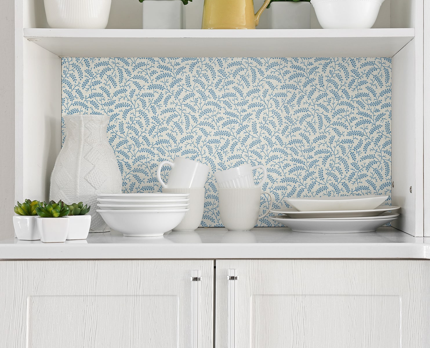 French Country Cossette Botanical Unpasted Wallpaper