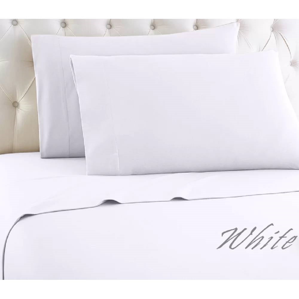 Full 4-Piece, Egyptian Sheet Set - White