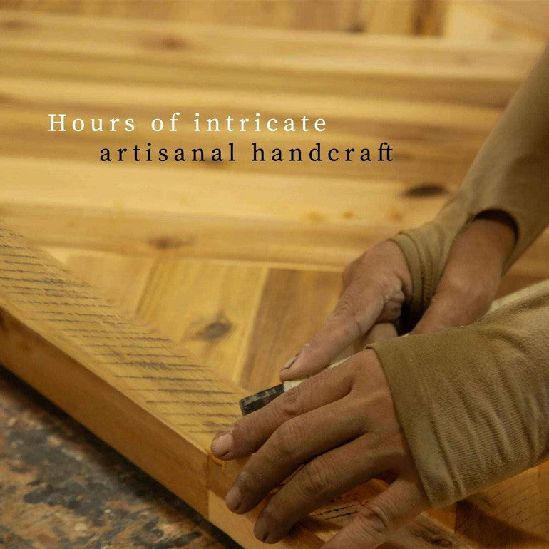 Acacia Sierra Deluxe Solid Wood Bed Frame