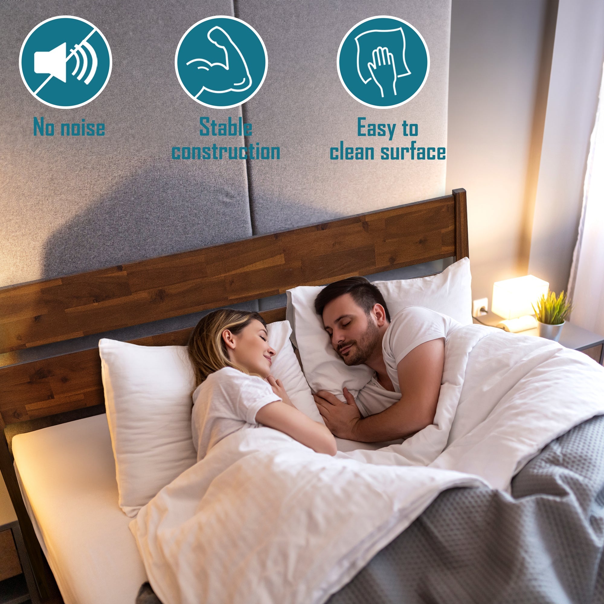 Acacia Callisto Deluxe Solid Wood Bed Frame