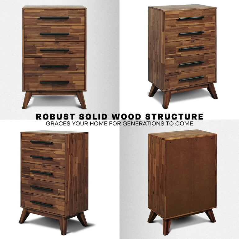 Acacia Linea Solid Wood Dresser