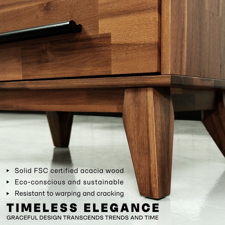 Acacia Linea Solid Wood Dresser