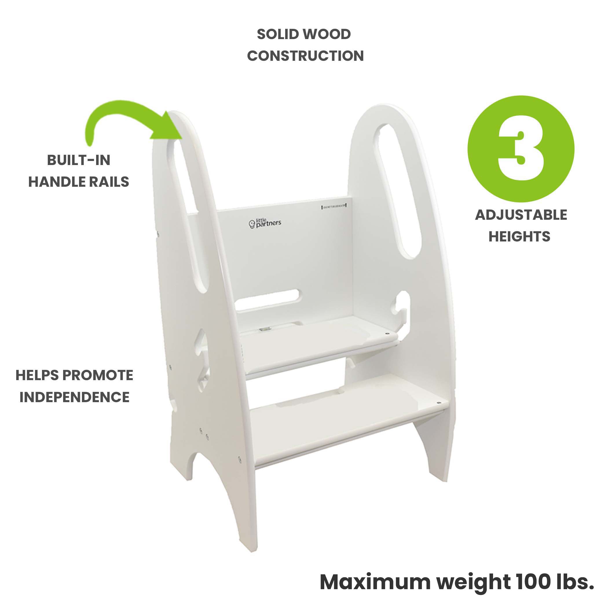 Little Partners 3-in-1 Growing Step Stool