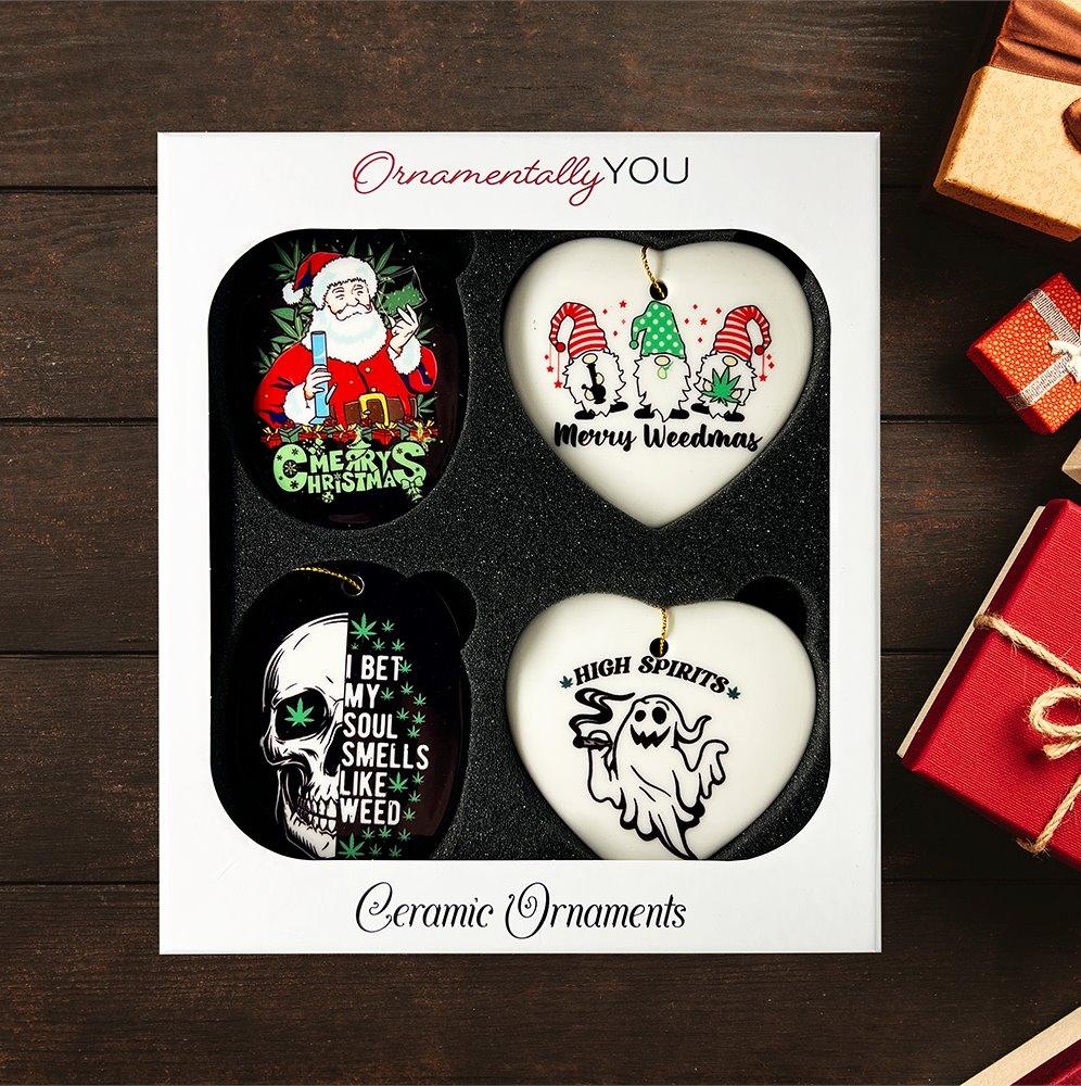 Pothead Christmas Ornament Bundle Ornament Bundle OrnamentallyYou 