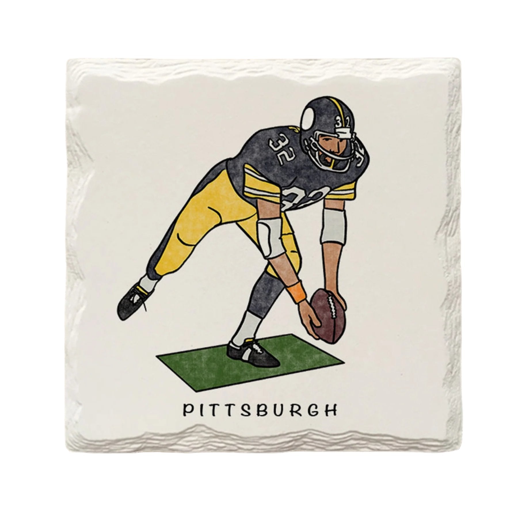 Immaculate Reception Ceramic Drink Coaster