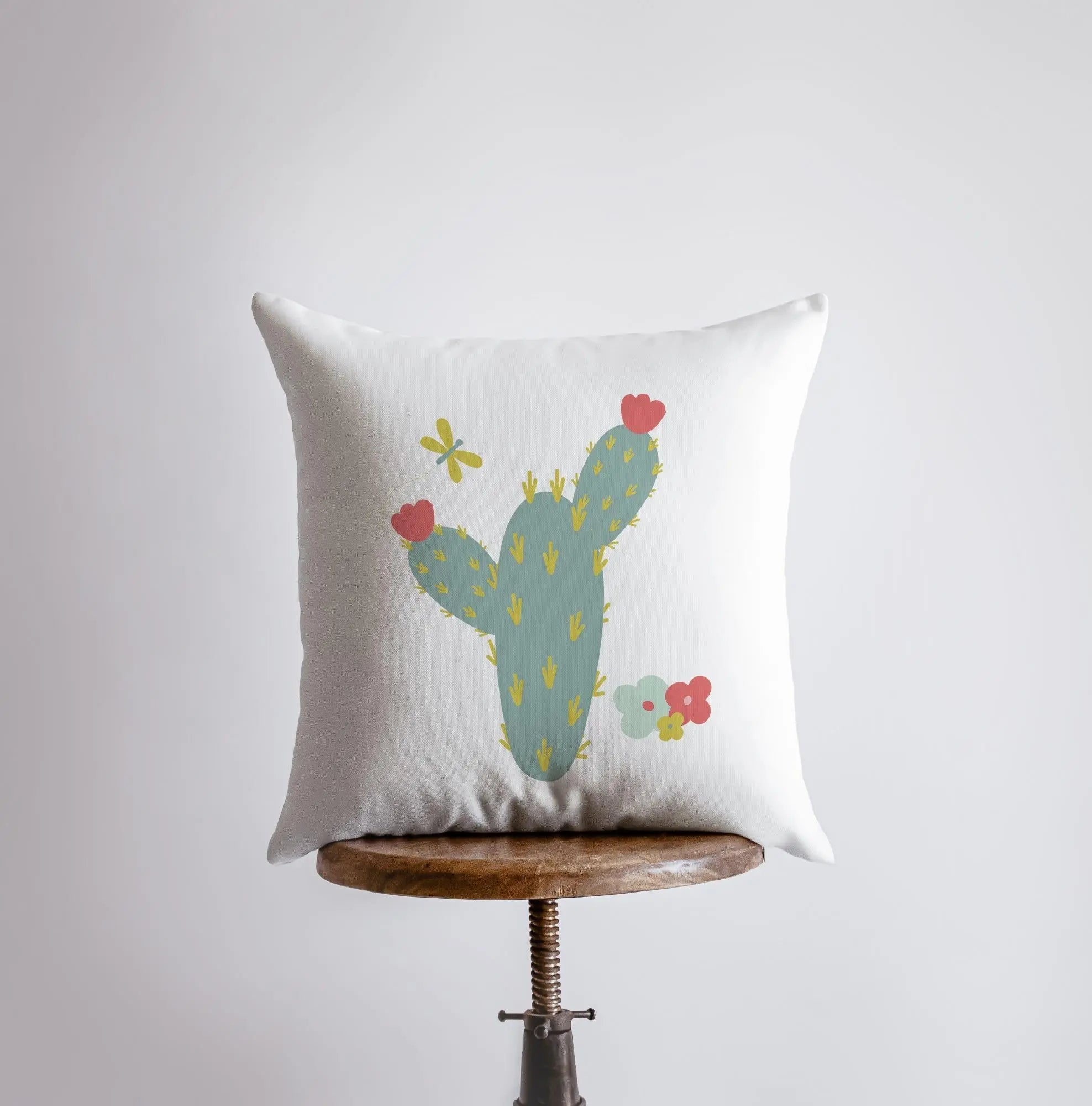 Green Cactus | Pillow Cover | Good Vibes Only | Cactus Pillow | Positive Vibes | South Western | Succulent Pillow | Cactus Pillow Case UniikPillows