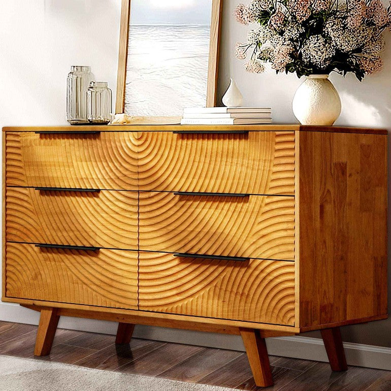Acacia Harmony Dresser with 6 Drawers