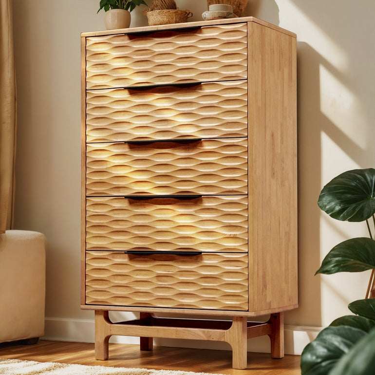 Acacia Elara Dresser with 5 Drawers