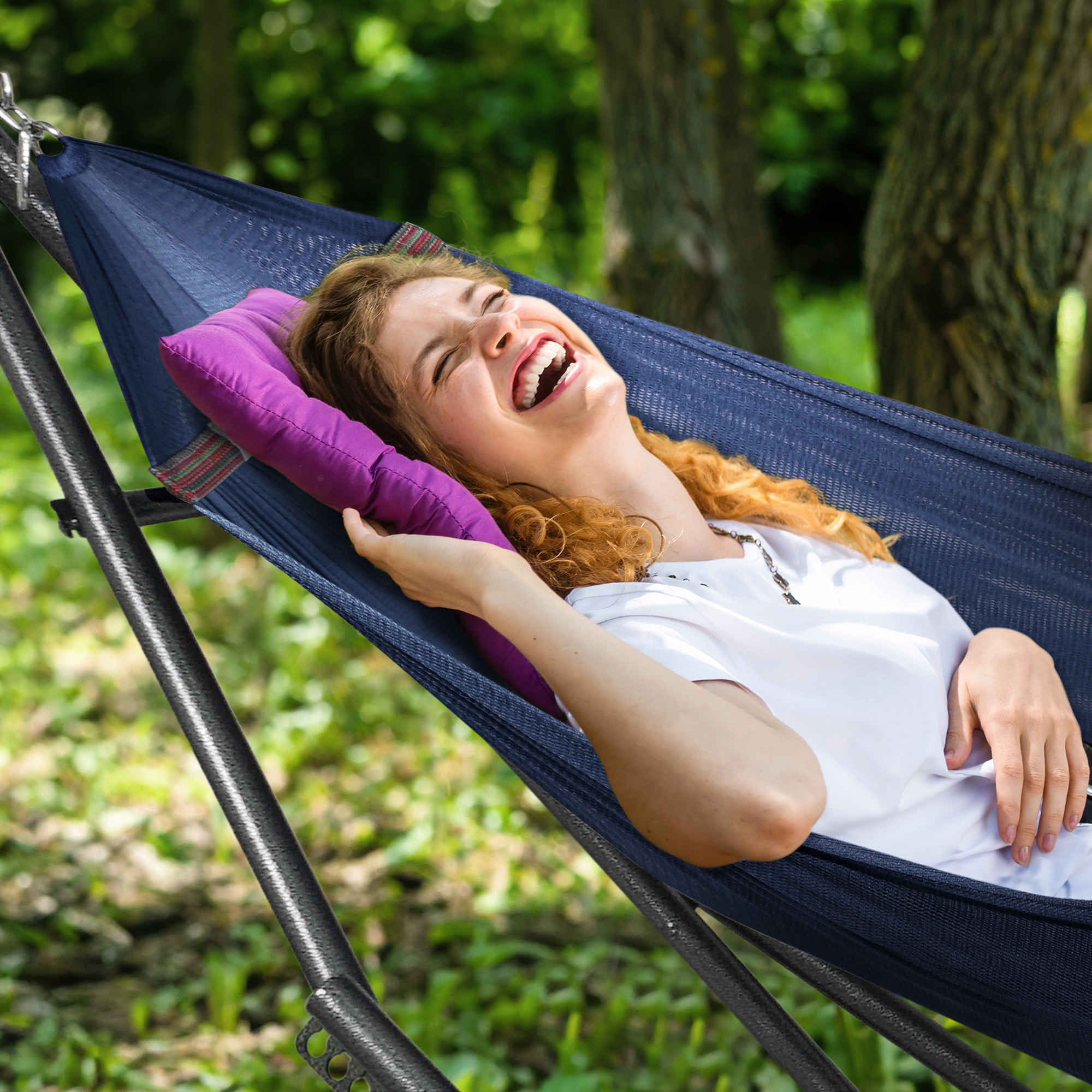 Tranquillo Universal Hammock with Medium Size Stands