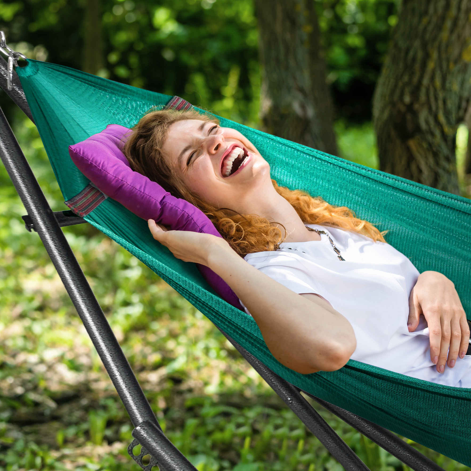 Tranquillo Universal Hammock with Medium Size Stands