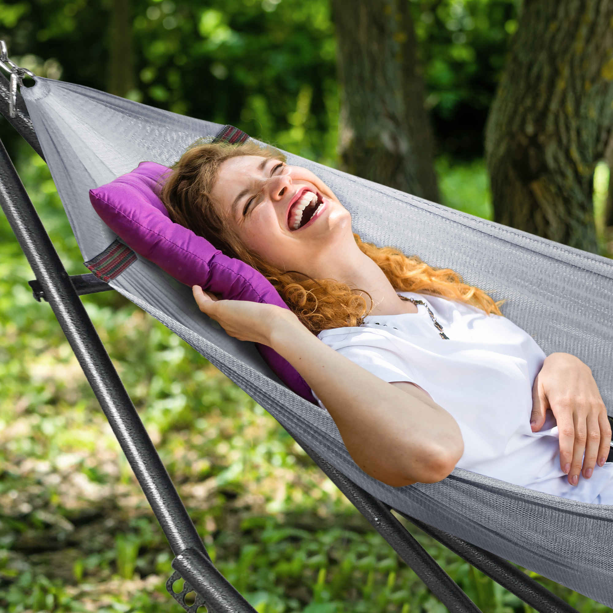 Tranquillo Universal Hammock with Medium Size Stands