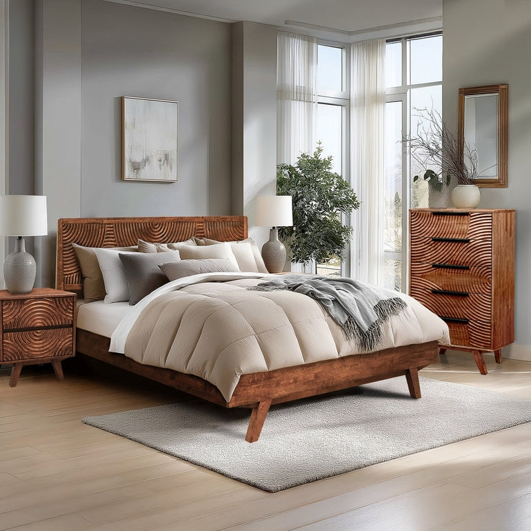 Acacia Harmony Dresser with 5 Drawers