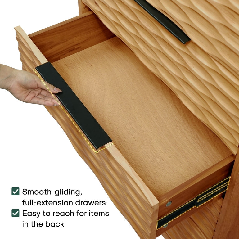 Acacia Elara Dresser with 5 Drawers