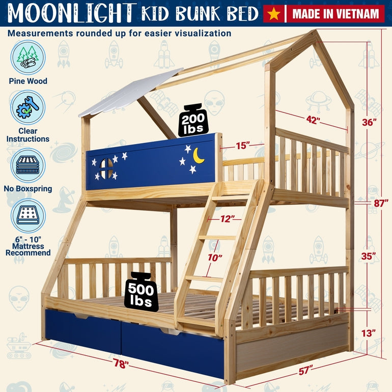 Moonlight Kid Bunk Bed