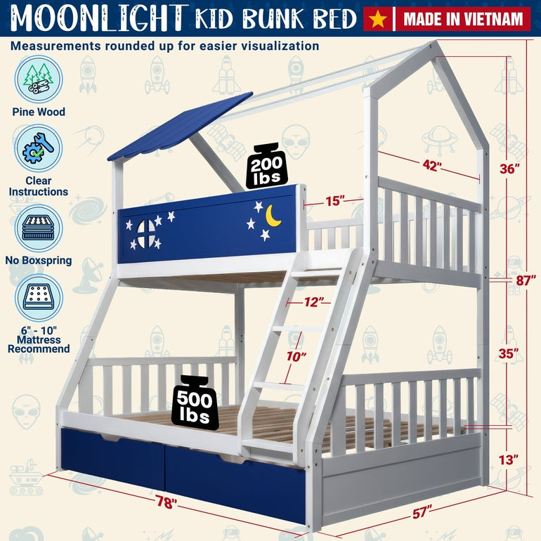 Moonlight Kid Bunk Bed