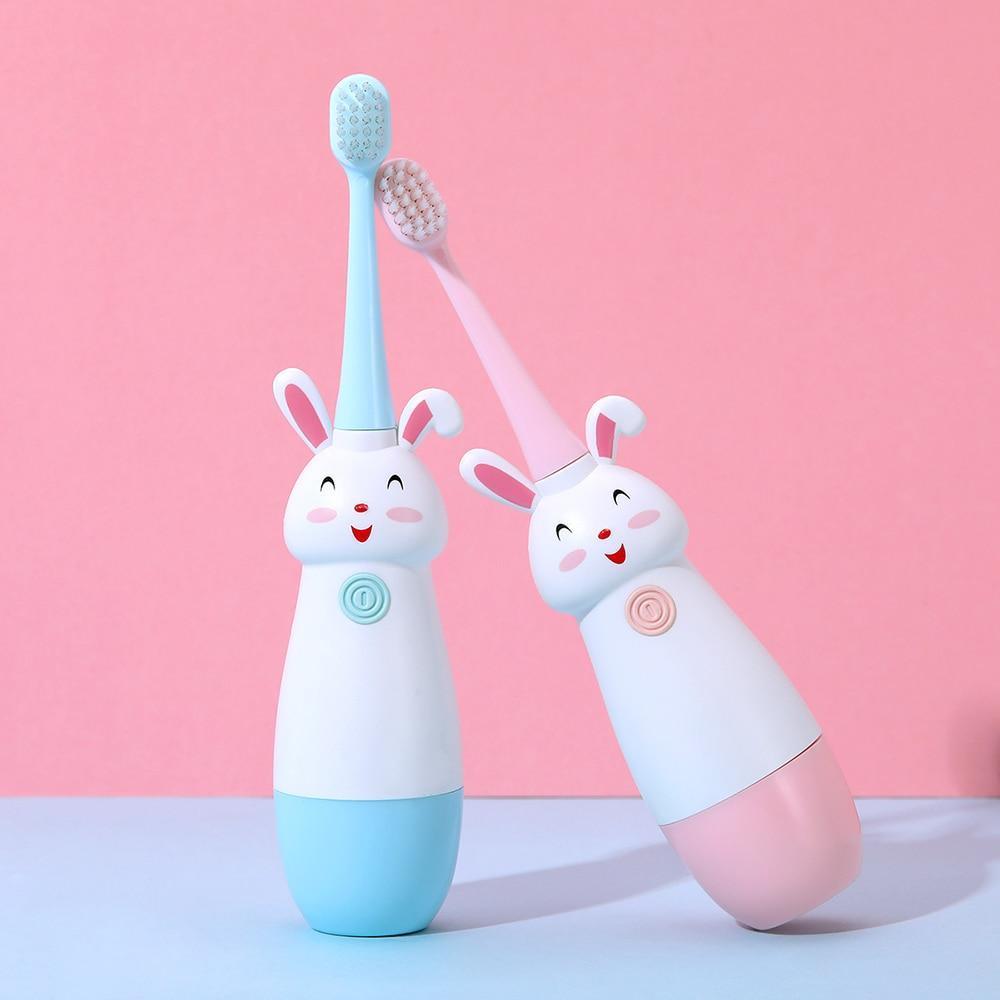 Cartoon Pattern Electric Toothbrush For Kids, Age 3-13