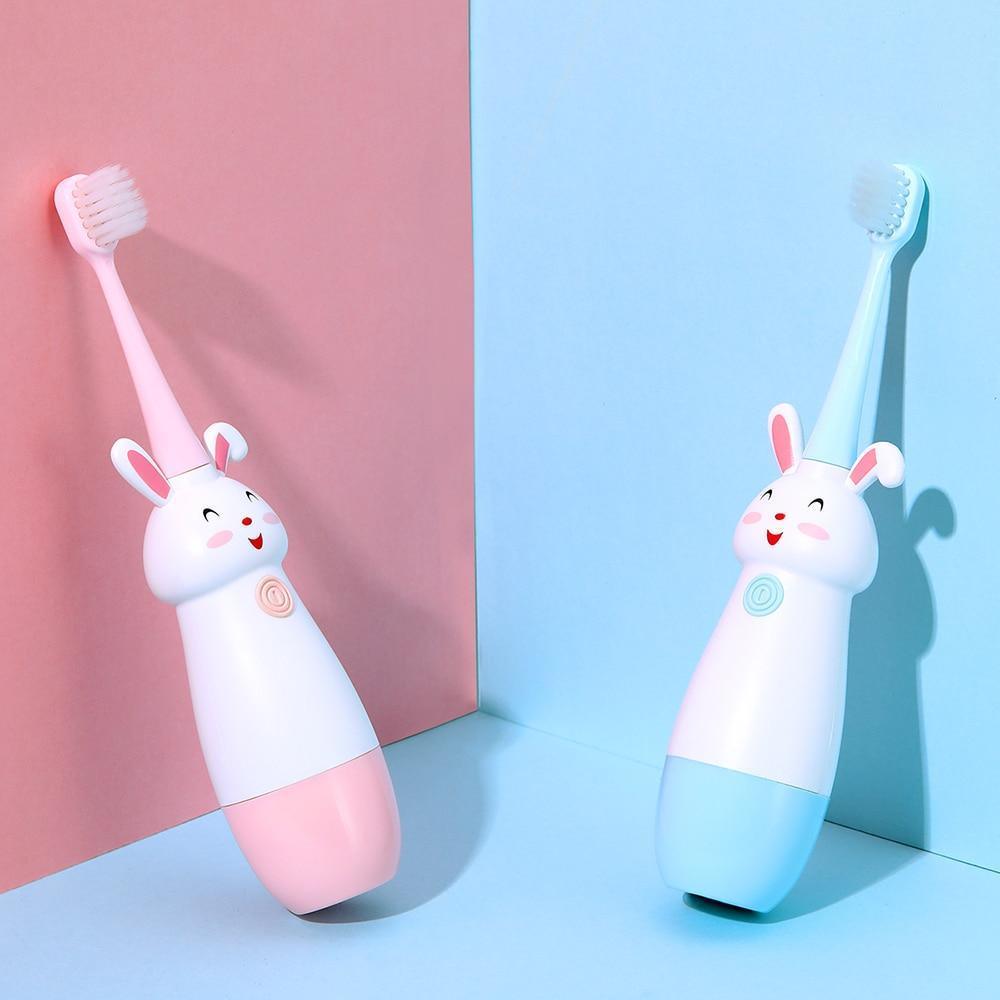 Cartoon Pattern Electric Toothbrush For Kids, Age 3-13