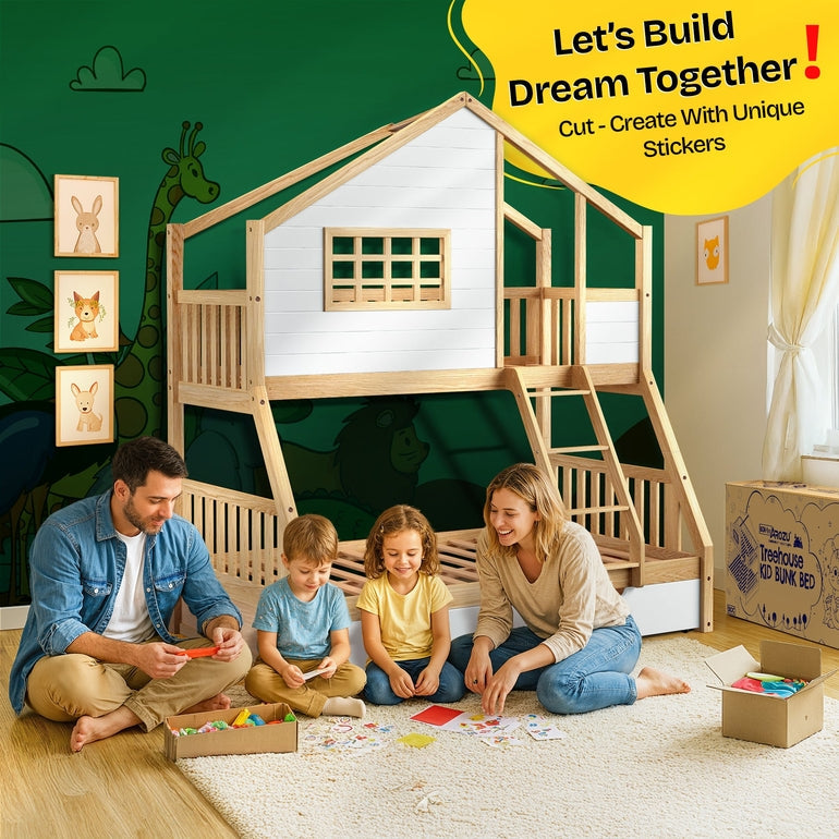 Treehouse Kid Bunk Bed for Fun and Adventure