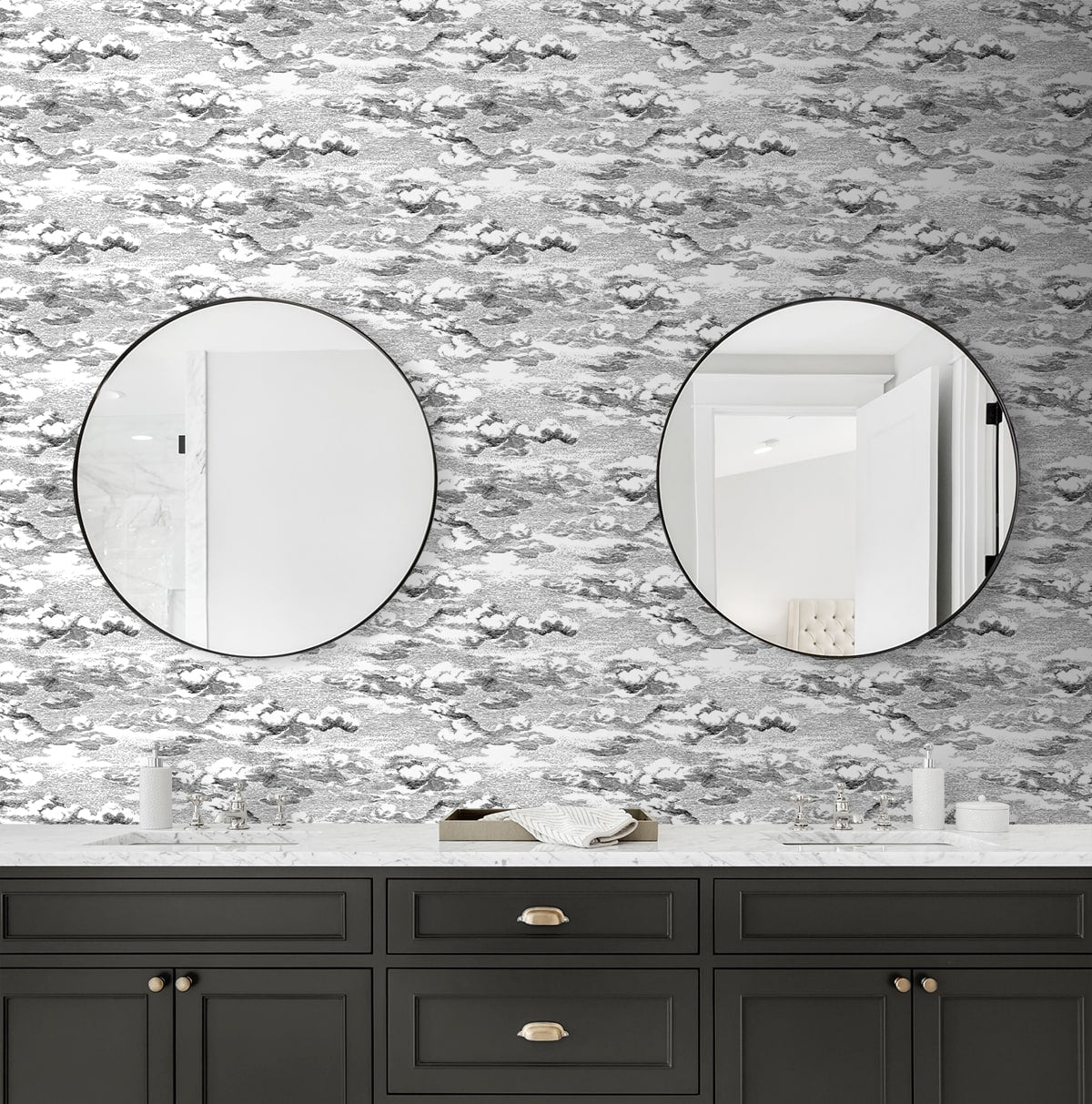 Clouds Peel and Stick Removable Wallpaper