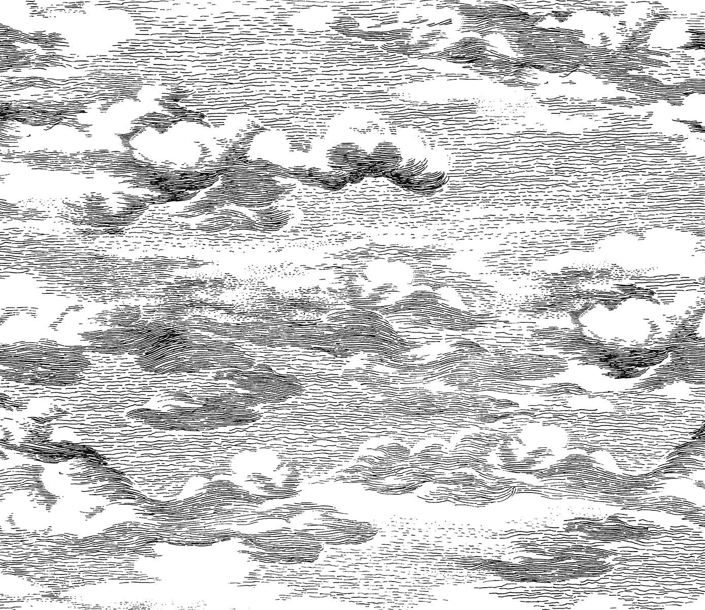 Clouds Peel and Stick Removable Wallpaper