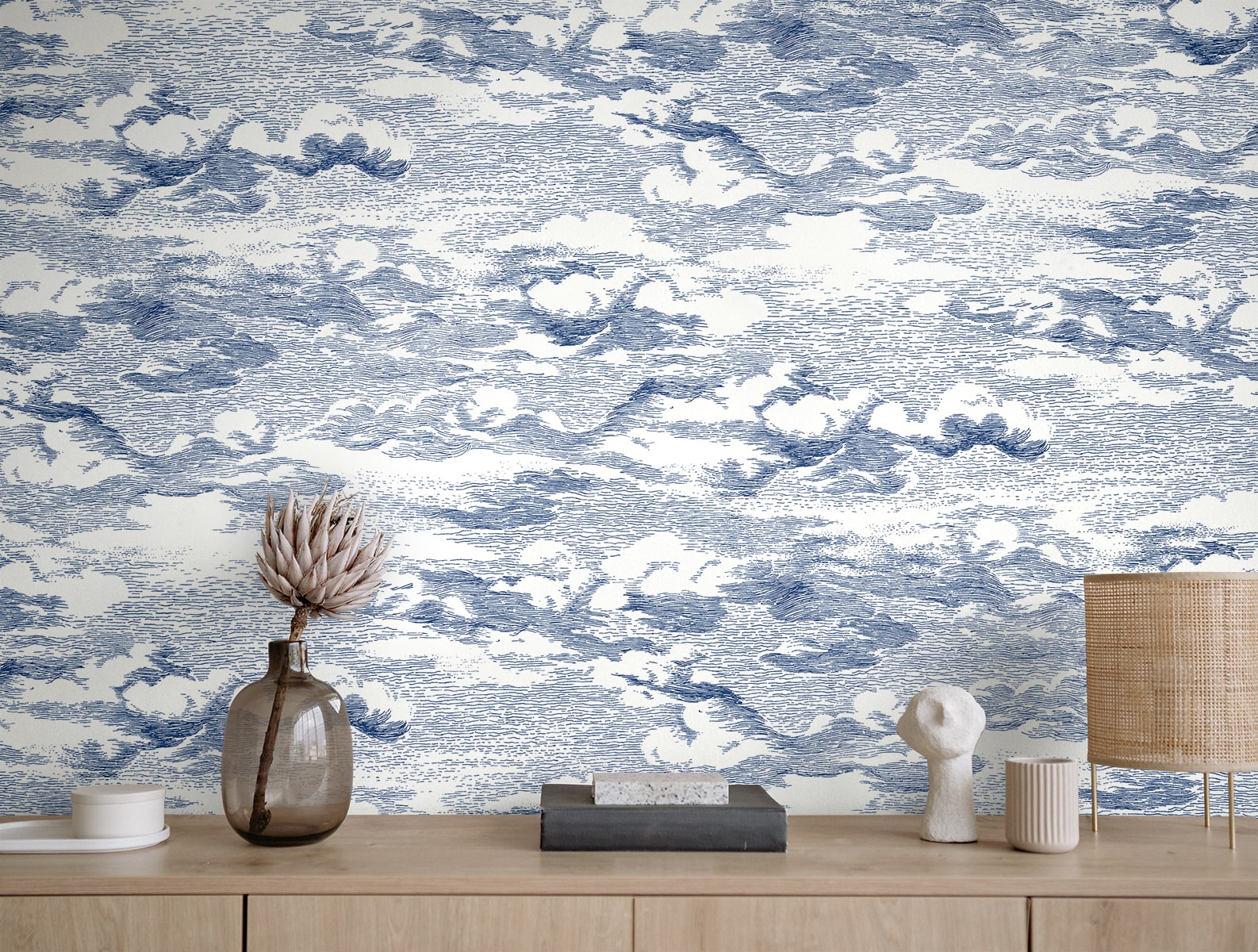 Clouds Peel and Stick Removable Wallpaper