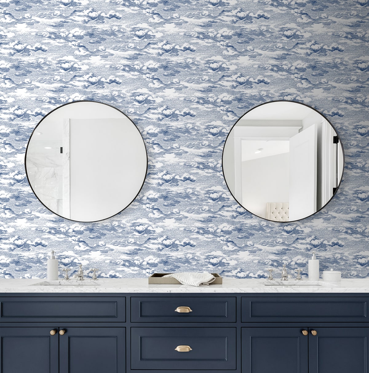 Clouds Peel and Stick Removable Wallpaper