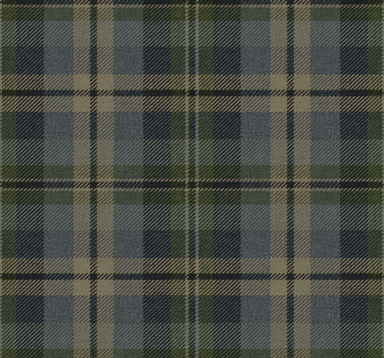 Thornbury Tailored Plaid Peel and Stick Removable Wallpaper
