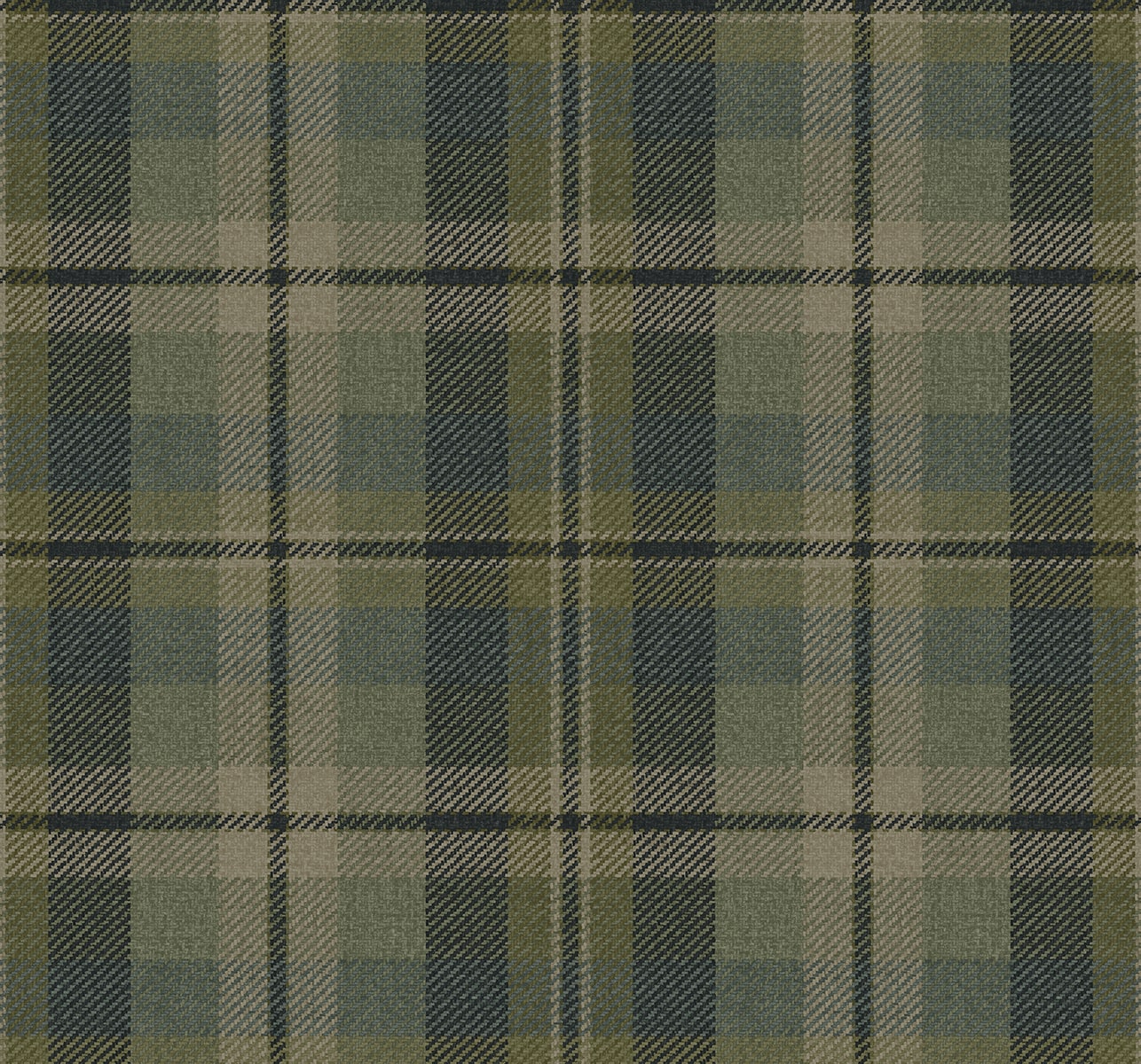 Thornbury Tailored Plaid Peel and Stick Removable Wallpaper