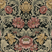 Acanthus Floral Cameo Peel and Stick Removable Wallpaper