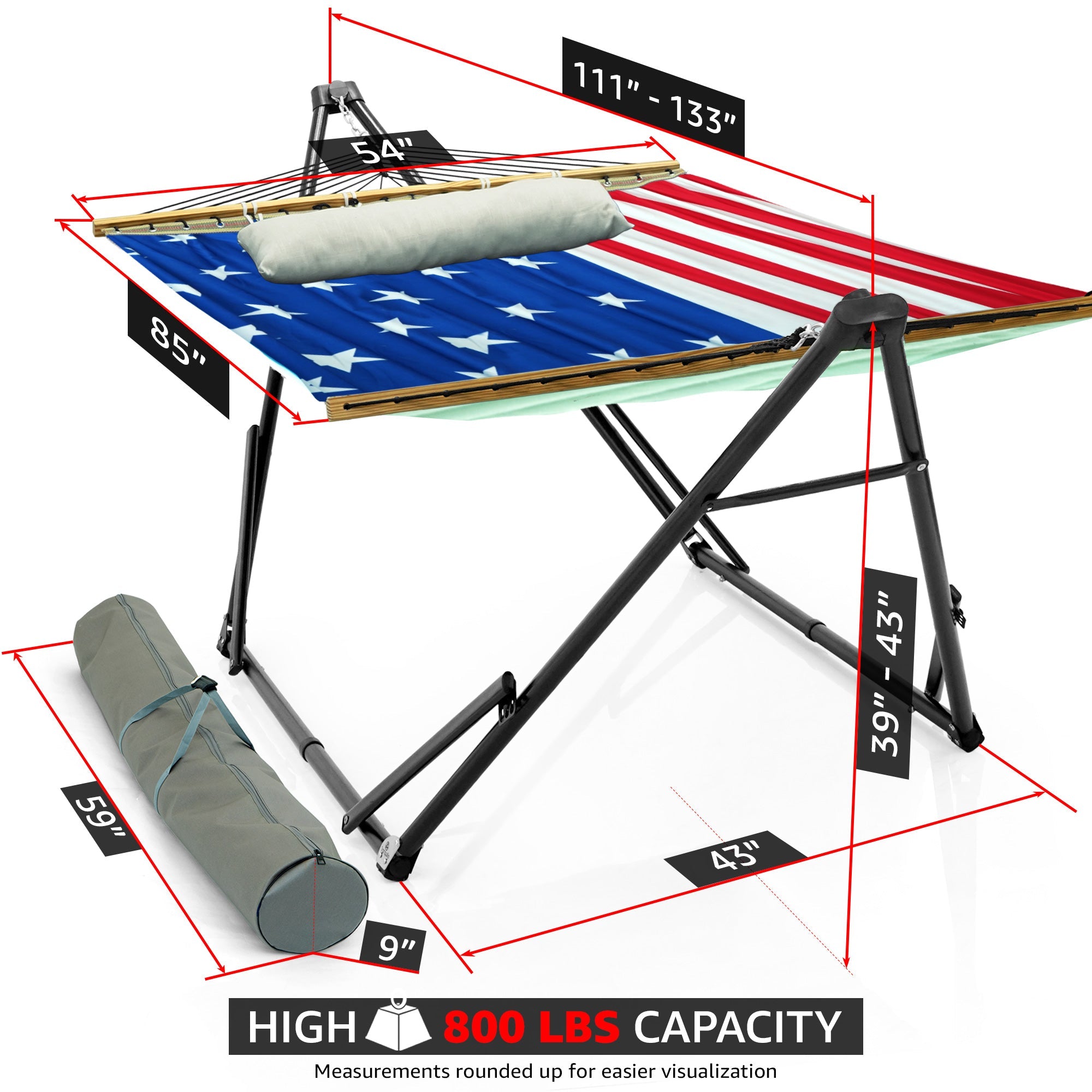 Tranquillo Unity Canvas Hammock Stand