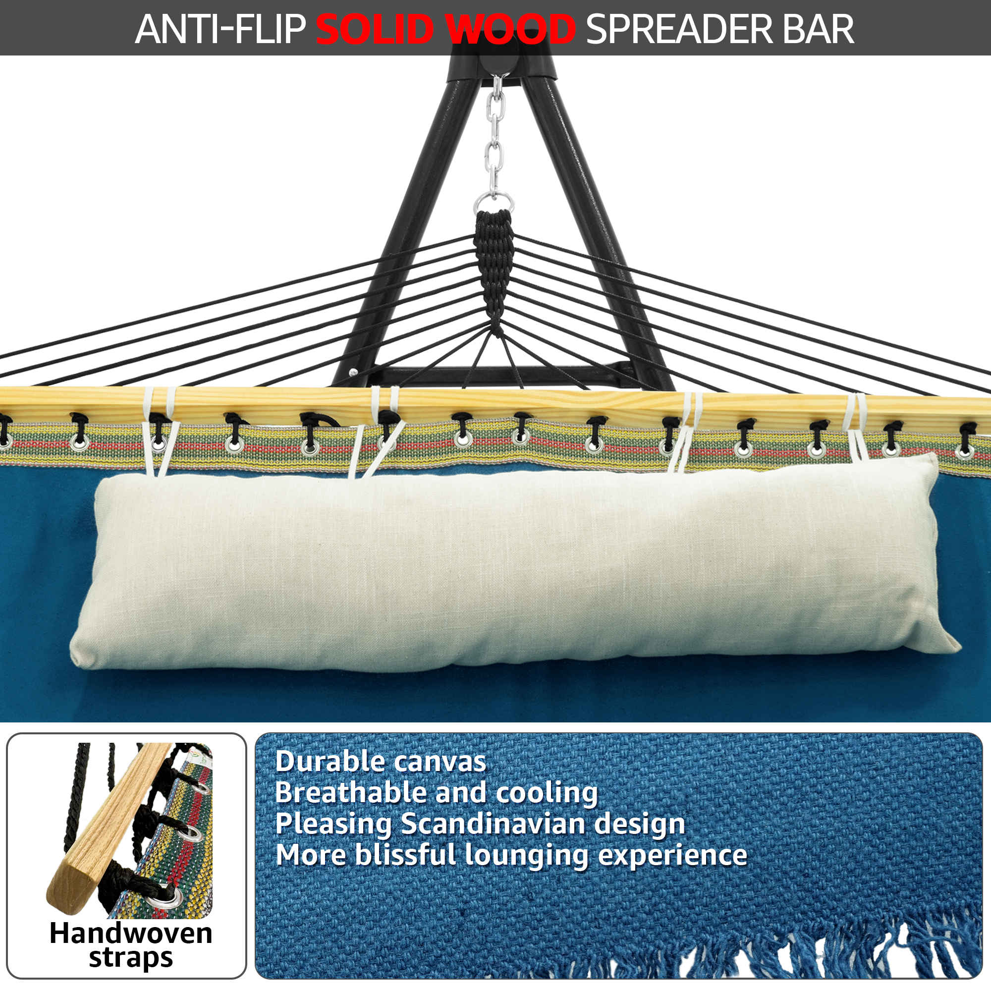 Tranquillo Unity Canvas Hammock Stand