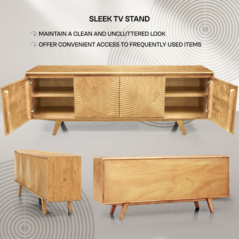 Acacia Harmony TV Stand with Storage