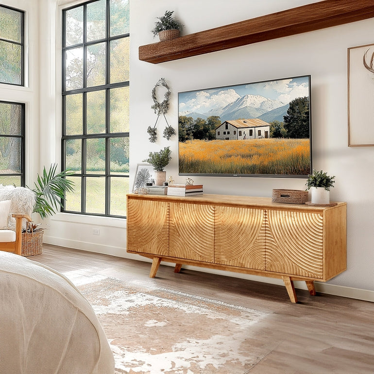 Acacia Harmony TV Stand with Storage