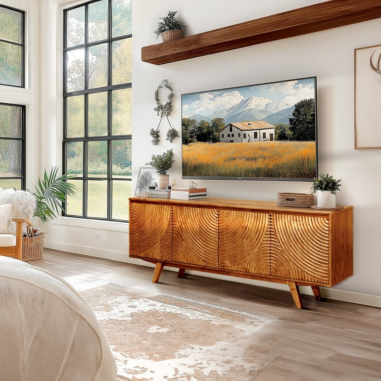 Acacia Harmony TV Stand with Storage