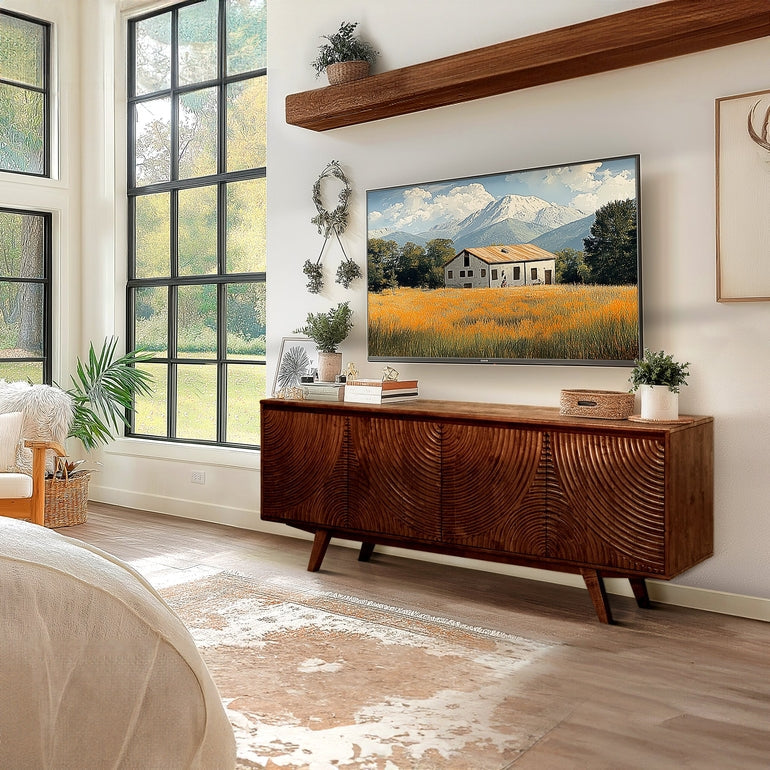 Acacia Harmony TV Stand with Storage