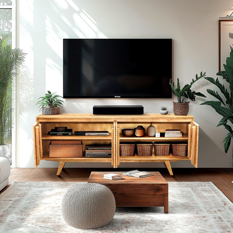 Acacia Harmony TV Stand with Storage