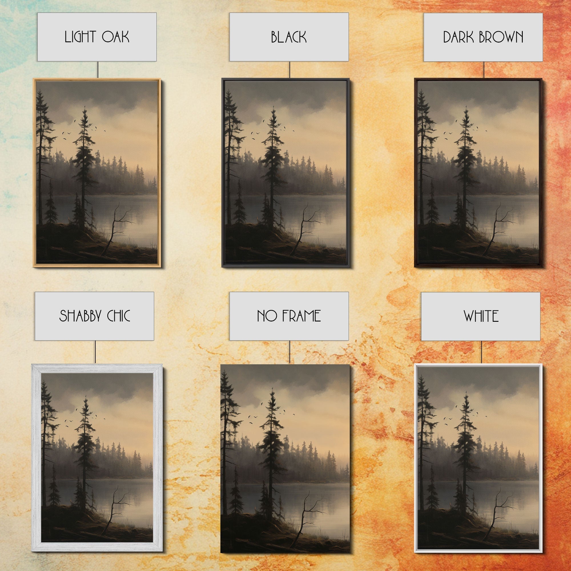 Moody 3 Piece Canvas Wall Art