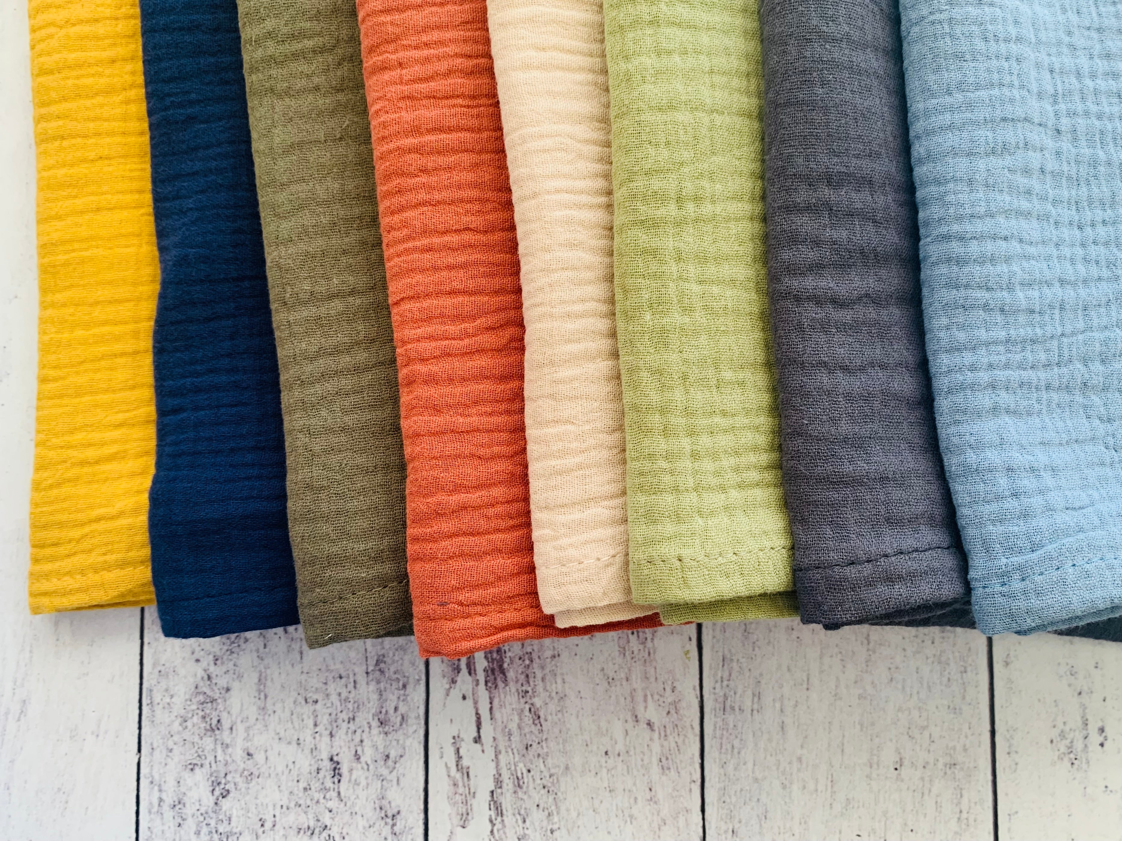 Seersucker Everyday Napkins, Set of 4