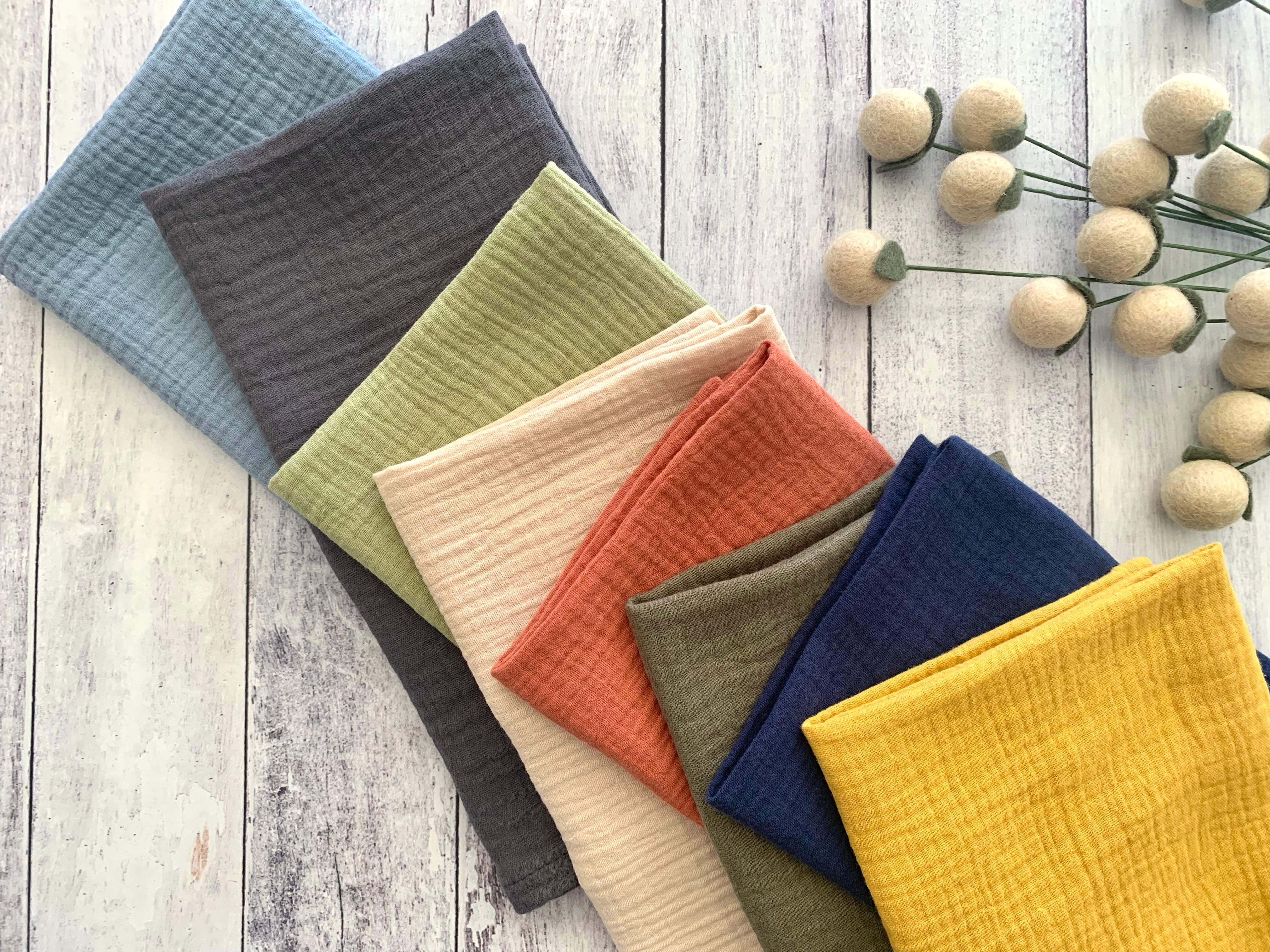 Seersucker Everyday Napkins, Set of 4