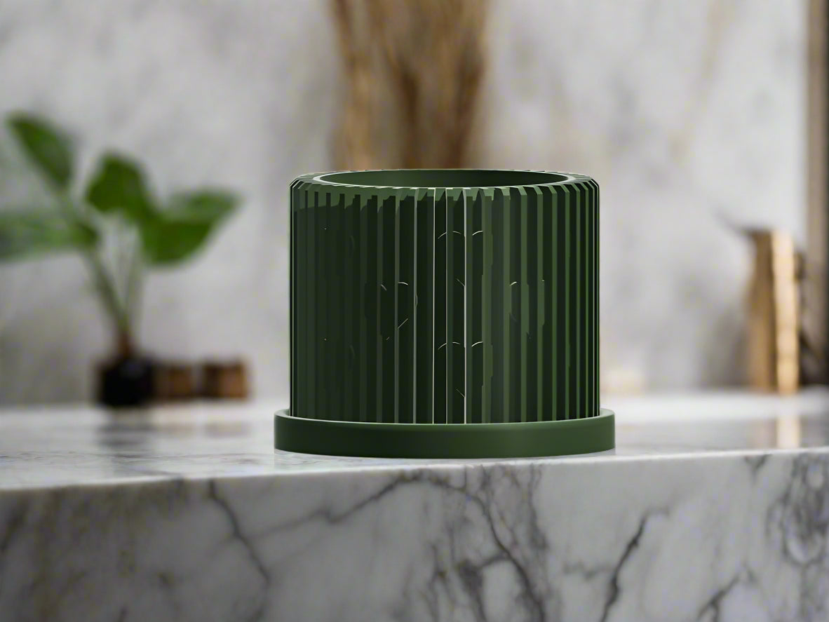Modern Heart-Shaped Planter with Drainage & Saucer – Valentine’s Day Gift