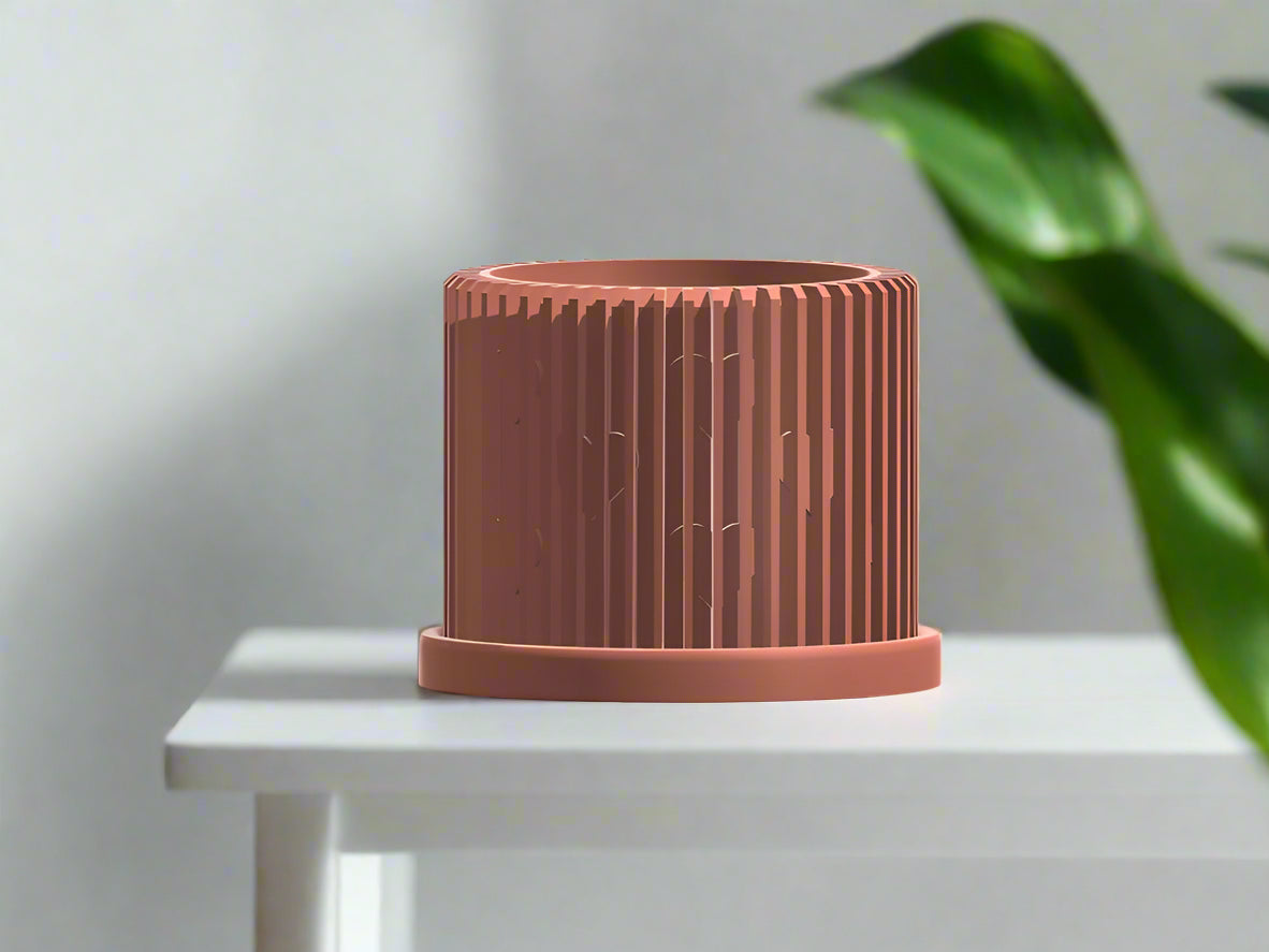 Modern Heart-Shaped Planter with Drainage & Saucer – Valentine’s Day Gift