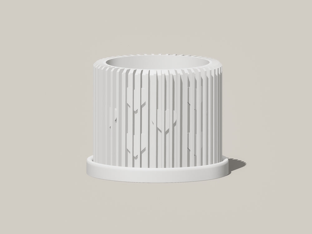 Modern Heart-Shaped Planter with Drainage & Saucer – Valentine’s Day Gift