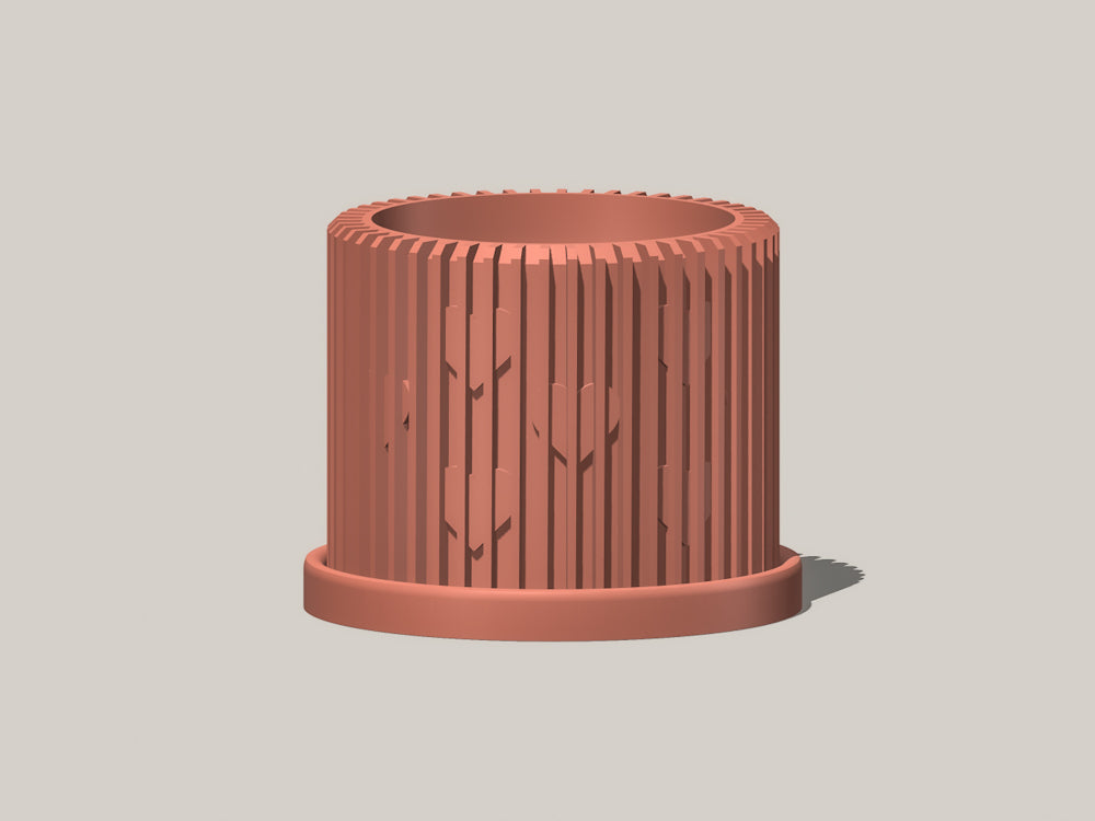 Modern Heart-Shaped Planter with Drainage & Saucer – Valentine’s Day Gift