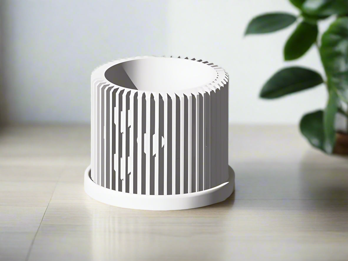 Modern Heart-Shaped Planter with Drainage & Saucer – Valentine’s Day Gift