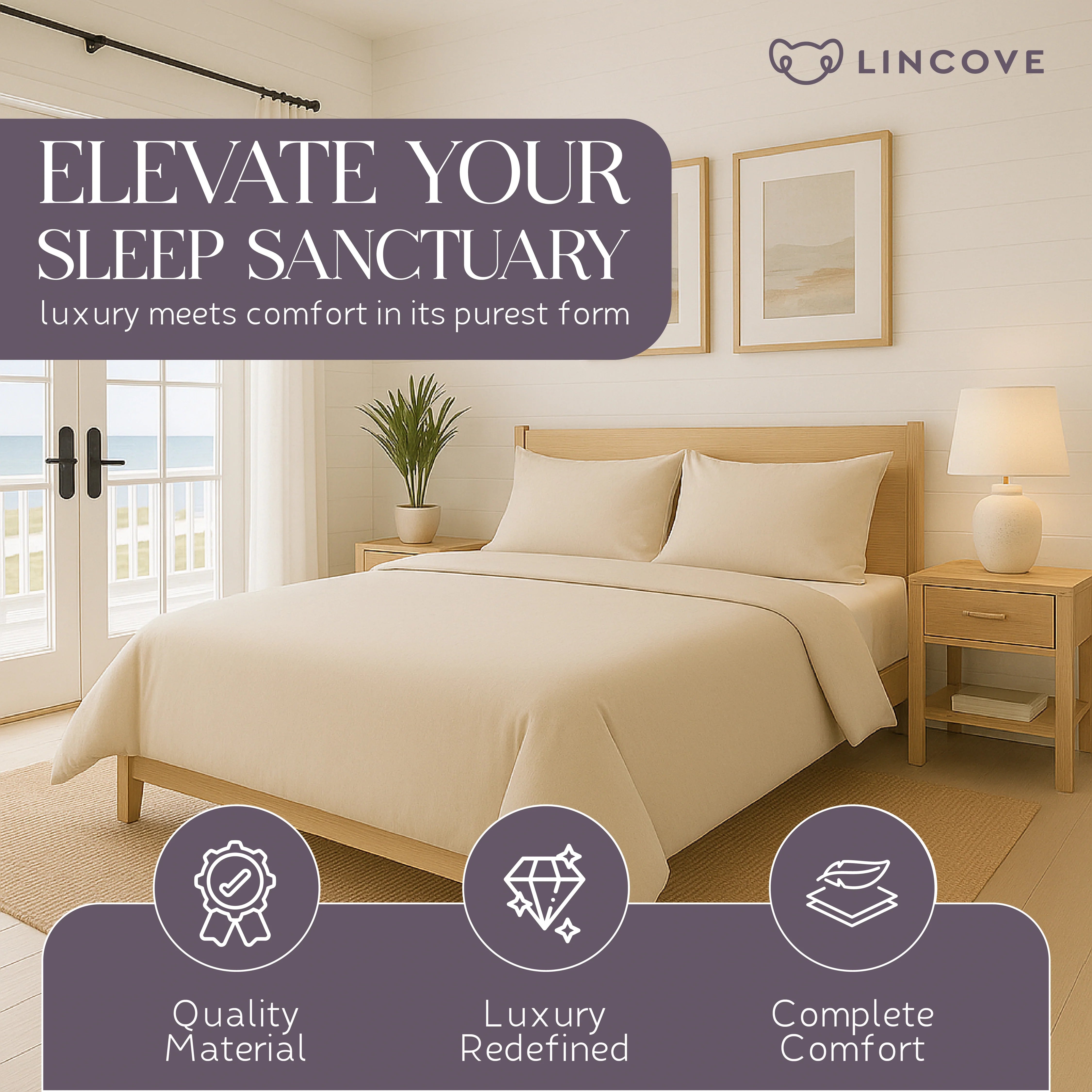 100% Cotton Duvet Cover Set - Classic Hotel Collection