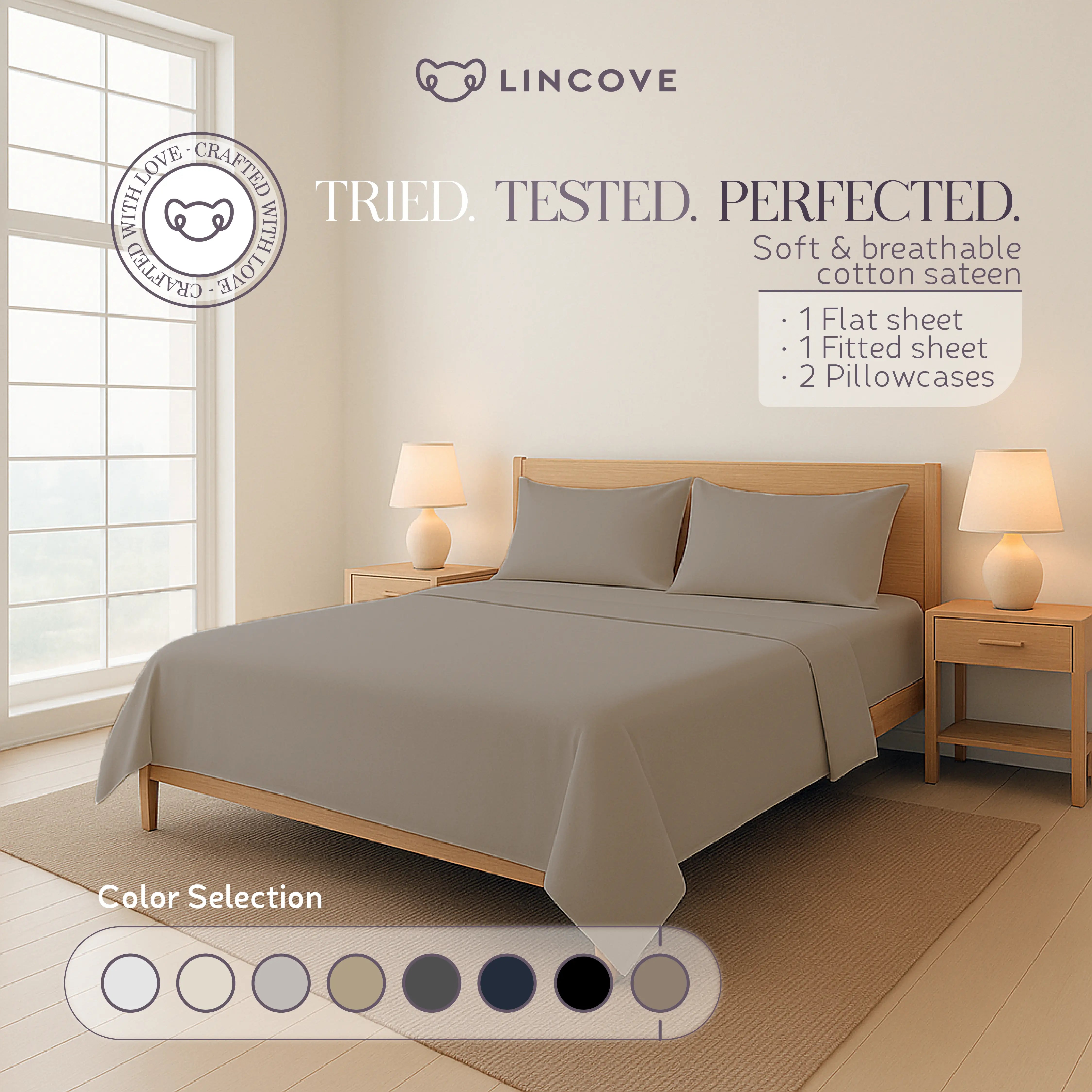 100% Cotton Sheet Set | Luxe Hotel Collection