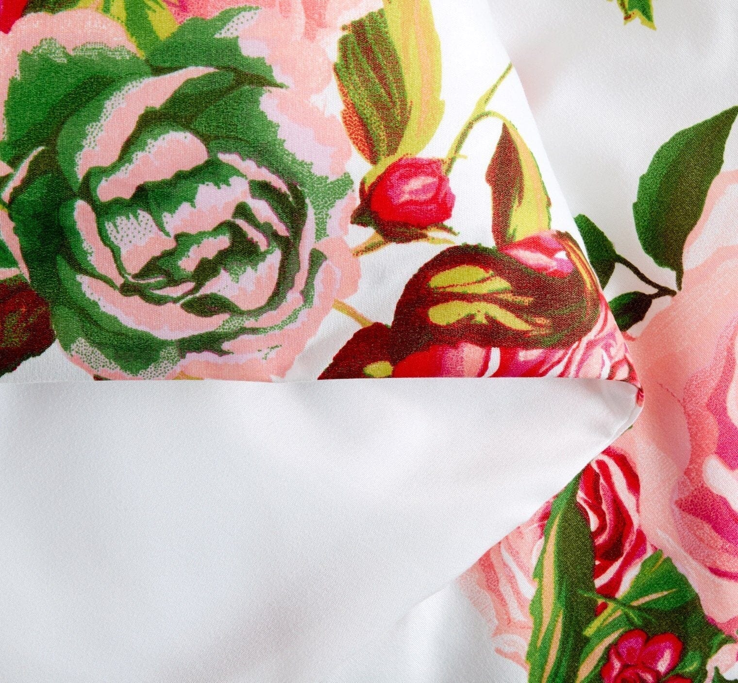 Lovely Spring Pink Floral Duvet Cover Set w/ Pillow Cases