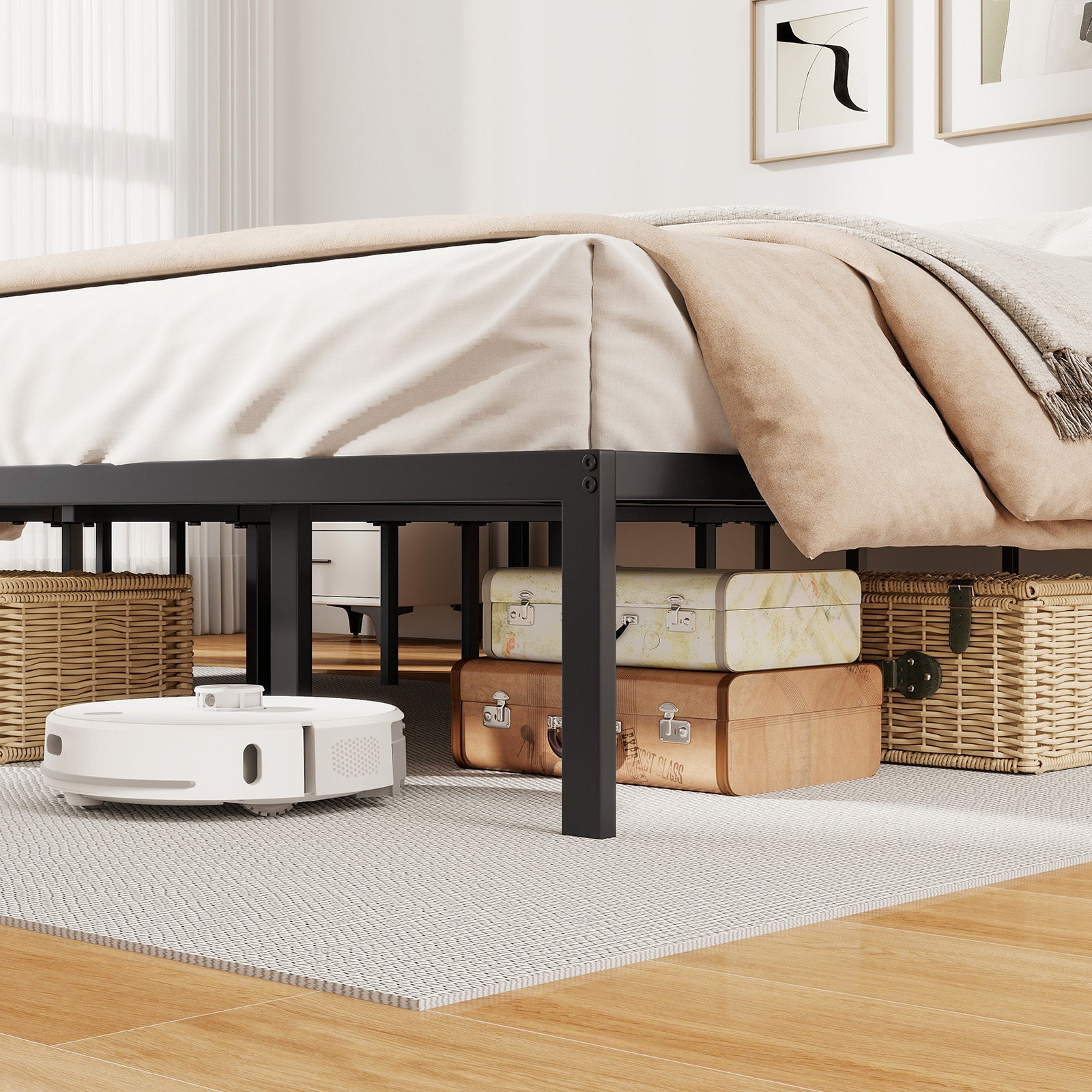 Full/Queen/King Size Metal Bed Frame -King Size